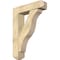 Ekena Millwork Funston Craftsman Rough Sawn Bracket w/ Offset Brace, Douglas Fir, 8"W x 32"D x 44"H BKT0806X32X44FST04RDF - alternate 1